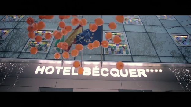 Hotel Becquer. Visita cartero real y merienda solidaria